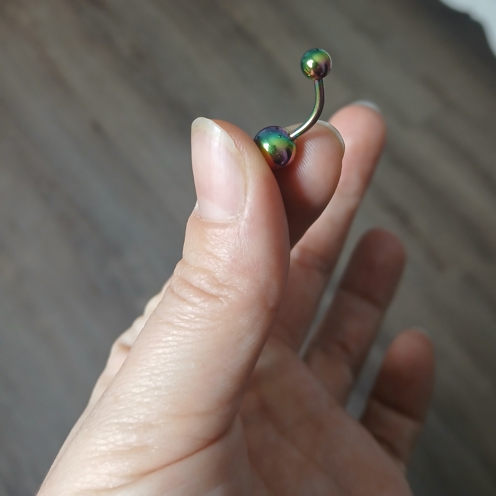 Colorful Belly Button Rings Set - Picture 6 of 6